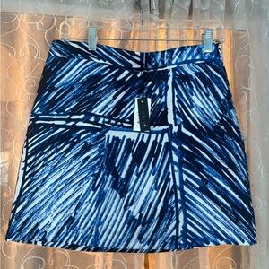 Blue and White Patterned Dress